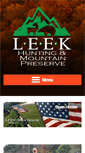 Mobile Screenshot of leekpreserve.org